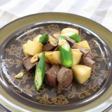 牛肉と長芋のステーキ