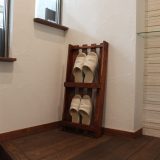 100均のすのこでスリッパラック