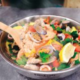 夏野菜のスパイシーパエリア