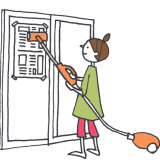 雨戸と網戸のお手入れ