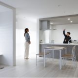 会話が弾む!  アイランドキッチンが主役のLDK